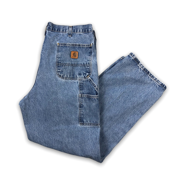 Carhartt Other - Carhartt Mens Original Dungaree Fit B13STW Carpenter Jeans Sz 38x32